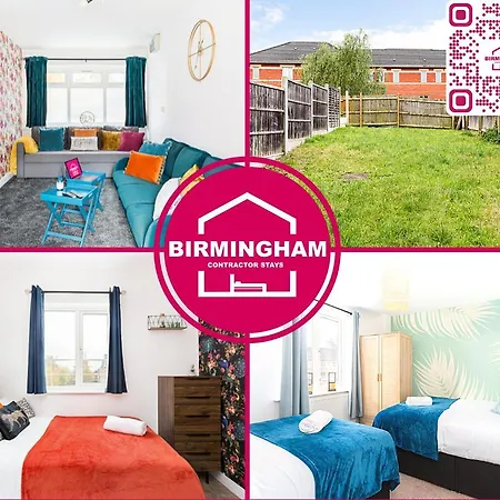 Holiday home Modern 5 Bedroom Townhouse By Centre & Jq - 9 Separate Beds, 2 Baths And Parking Birmingham